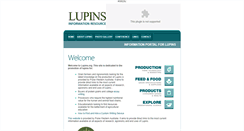 Desktop Screenshot of lupins.org