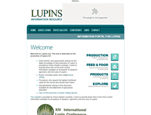 Tablet Screenshot of lupins.org